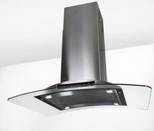 Golden Vantage Stainless Steel 36" Euro Style Island Mount Range Hood LCD Screen GV-GL-9009-36 N8