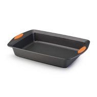Rachael Ray Oven Lovin&#039; Rectangle Nonstick Bakeware 9-Inch-by-13-Inch Cake Pan, Orange