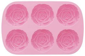 Skater silicone cake mold Rose