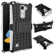 LG Stylus 2 Case, MCUK Heavy Duty Rugged Dual Layer - Soft/Hard Shell 2 in 1 Tough Protective Cover Case with... N18