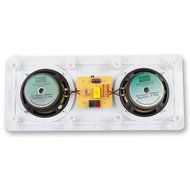 Acoustic Audio HD-6c Dual 6.5-Inch Kevlar Center Channel Speaker (White)
