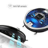 JISIWEI S+ Wi-Fi Enabled Robotic Vacuum Cleaner with Camera and Mobile App Remote Control for Pets and Allergies... N3