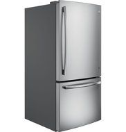GE Stainless Steel Bottom Freezer Refrigerator N18