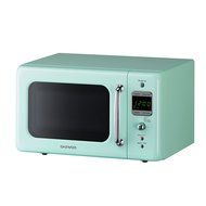 Daewoo Retro Microwave Oven 0.7 Cu Ft, Mint Green 700W N3