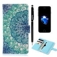 iPhone 7 Case,iPhone 6S Case,iPhone 6 Case (4.7") - Flip Folio Wallet Stand Case Insert Plug-in Design PU Leather... N34