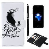 iPhone 7 Case,iPhone 6S Case,iPhone 6 Case (4.7") - Flip Folio Wallet Stand Case Insert Plug-in Design PU Leather... N37