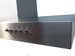 Range Hood Wall Mounted Stainless Steel 30" KA-101-CS NT AIR. Made in Italy. N3