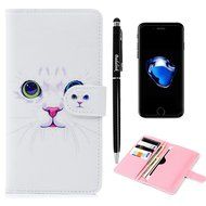 iPhone 7 Case,iPhone 6S Case,iPhone 6 Case (4.7") - Flip Folio Wallet Stand Case Insert Plug-in Design PU Leather... N43