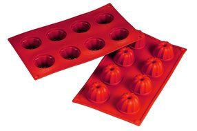 15 Cavity Pyramid Shape Non Stick Silicone Baking Mould, Ideal for Cake, Dessert, Ice Cream, Chocolate, Fondant... N14