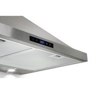 AKDY&reg; 30" Kitchen Wall Mount Stainless Steel Touch Panel Control Range Hood LED Touch Control N9