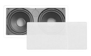 Pyle PDIWS28 Dual 8- Inch In-Wall / In-Ceiling High-Power Subwoofer Speaker System, Dual Voice Coil, Flush Mount... N3