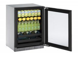 U-Line U3024BEVINT00A Built-in Beverage Center, 24", Integrated N2