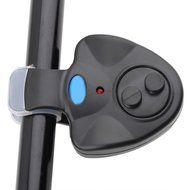 Small MINI Electronic Wireless ABS Fish Bite Alarm Sound Running LED Sensitive Mat indicator banding on the rod... N2