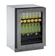 U-Line U3024BEVINT00A Built-in Beverage Center, 24", Integrated N3