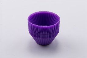 Colorful Silicone Small Muffin Cups,Set of 12 N6