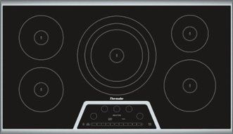 Thermador CIT365KB 36 in. Induction Cooktop, Black With Stainless Steel Frame