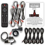 Theater Solutions TS521 Home 5.1 Speaker System with Bluetooth Optical Input and 5 Ext. Cables