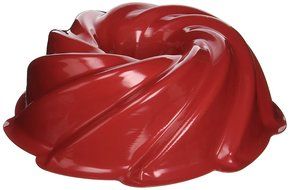 Nordicware 10 Cup Heritage Formed Bundt Pan 50222, Red