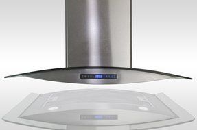 AKDY New 30" European Style Wall Mount Stainless Steel Glass Range Hood Vent Touch Control AZ-688/CS14 30" N5