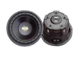 LANZAR MAXP104D MaxPro Series Small 4ohm Dual Subwoofer (10", 1,200 Watts)