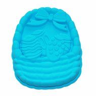 X-Haibei Large Flower Cake Pan Baking Silicone Mold Decorating Dessert 11.5inch N4