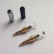 Timibis@ 4 Pole 3.5mm Male Repair headphone Jack Plug Metal Audio Soldering &amp; Spring Tool Kits N2