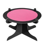 Four Stones Single Tier Server or Cupcake Stand ( red / black )