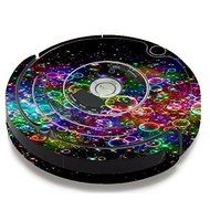 Skin Decal Vinyl Wrap For IRobot Roomba 650 655 Vacuum / Rainbow Bubbles
