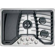 GE PGP959SETSS Profile 30" Stainless Steel Gas Sealed Burner Cooktop N2