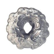 Nordic Ware Platinum Holiday Wreath Bundt Pan by Nordic Ware