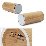 Trista99 Wooden Bluetooth Mini Portable Stereo Rechargeable Speaker, Speaker Sound System, 3D Stereo Music Surround... N5