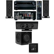 Klipsch Gallery G-16 Flat Panel (3 Each) SW-112-Onkyo TX-NR636 7.2