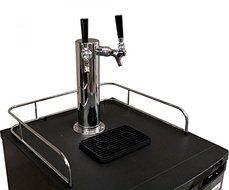 Kegco Full-Size Homebrew Kegerator Dual Faucet Ball Lock Keg Dispenser Black N13