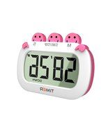 LBRNO Kitchen Gadgets Smiling Face Shower Timer Digital Kitchen Timer Count down Timer - Green