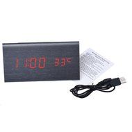 DZT1968&reg; Sounds Control LED Electronic Desktop Digital Alarm Clock With Temperature N14