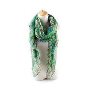Banggood Women Sunflower Printting Voile Scarves Long N2