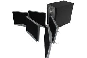 ACOUSTIC SPECIALTIES Dolby Digital 5.1-Channel HOME-THEATER SYSTEM W/ 5 ultra slim wall mountable FLAT-PANEL SPEAKERS... N5