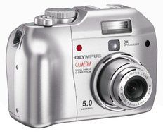 Olympus C-5000 5MP Digital Camera w/ 3x Optical Zoom N2