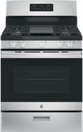 GE JGBS66REKSS 30" Gas Freestanding Range with 5 Burners, Sealed Burner, 5.0 Cu. Ft. Primary Oven Capacity, in... N3