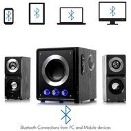 Frisby FS-2500BT Home Audio Bluetooth Wireless Stereo 2.1 Channel Subwoofer Speaker System for PC Laptop Tablet... N7