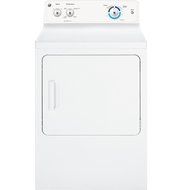 GE GTD18GSSJWW 27" 6.8 cu. ft. Capacity Dura Drum Gas Dryer with Dura Drum Interior in White