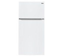 LG LTCS20220W 30" Energy Star Rated Top Freezer Refrigerator with 20.2 Cu. Ft. Capacity in White