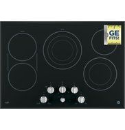 GE Cafe 30" Stainless Steel Built-In Knob Control Electric Cooktop N4