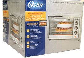 New Oster TSSTTVRB05-NP 6-slice Brushed Stainless Steel Convection Toaster Oven N4