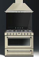 Smeg TRU90P 36" Free-Standing Dual Fuel Cavity "Victoria" Range, Cream N2