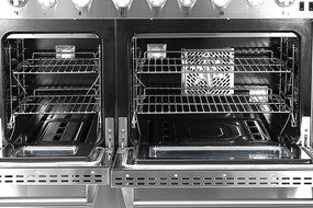 Thorkitchen HRD4803U 48" Freestanding Professional Style Dual Fuel Range with 4.2 and 2.5 cu. ft. Double Oven,... N6