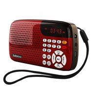 Rolton Portable Digital MP5 Player TF USB Disk Radio Speaker(Blue) N3