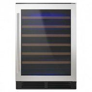 Whirlpool WUW35X24DS 24" Undercounter Wine Center with 51 Bottle Capacity Custom Temperature Control Towel Bar...