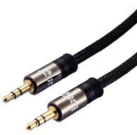 IBRA 3 Feet 3.5mm Auxiliary Audio Jack Cable AUX Cable - Gun N23