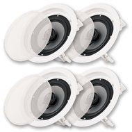 Acoustic Audio CS-IC62-2PR 250 Watt 6.5" 2-Way Home Theater In-Wall/Ceiling Speakers (2-Pair)